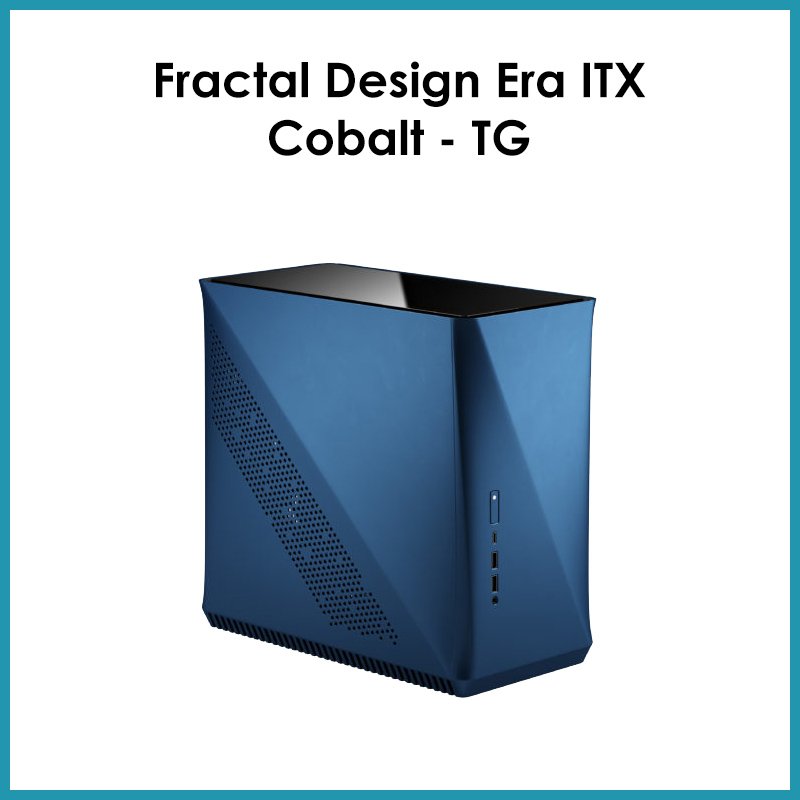 Fractal Design Era ITX Cobalt - TG Cabinet